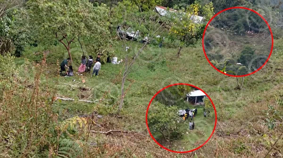 Bus cayó a un abismo de 50 metros en Tona, Santander: 10 personas resultaron heridas